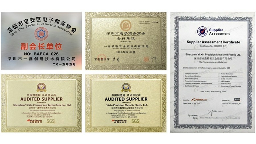 CHINA Shenzhen Yi Xin Precision Metal And Plastic Ltd Perfil da companhia